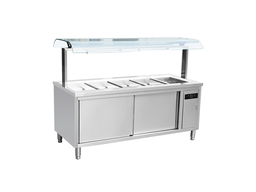 保温售饭台系列-带玻...