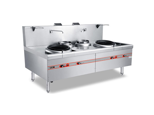 燃气双头双尾小炒炉