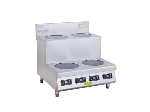 电磁四头矮汤炉