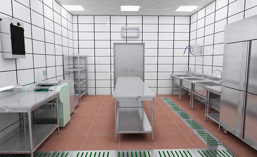 上市企业厨房平面图