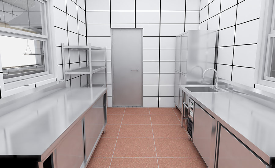 上市企业厨房平面图