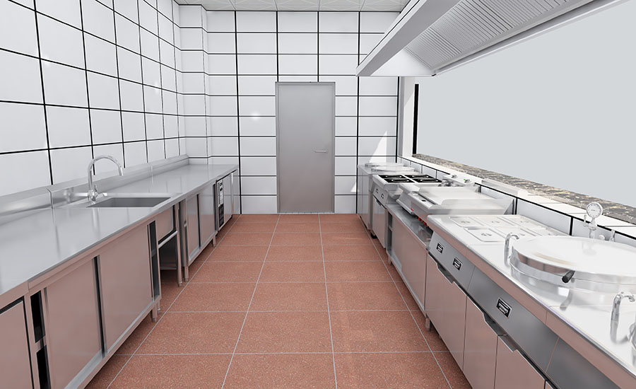 上市企业厨房平面图